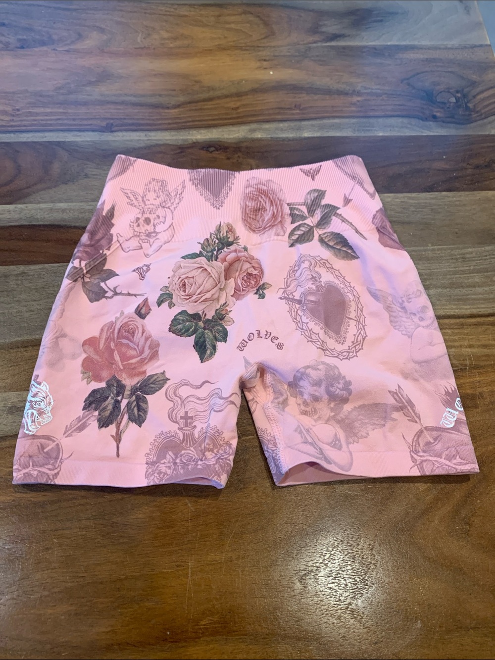 Darc Sport Pink Floral Graphic Women’s Shorts